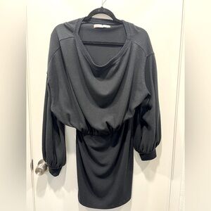 Free People Beach Knit Dress with Balloon Sleeves.